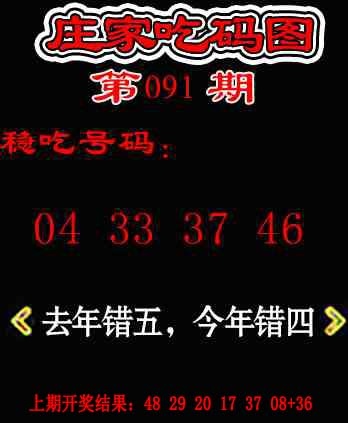 091期庄家吃码图[图]