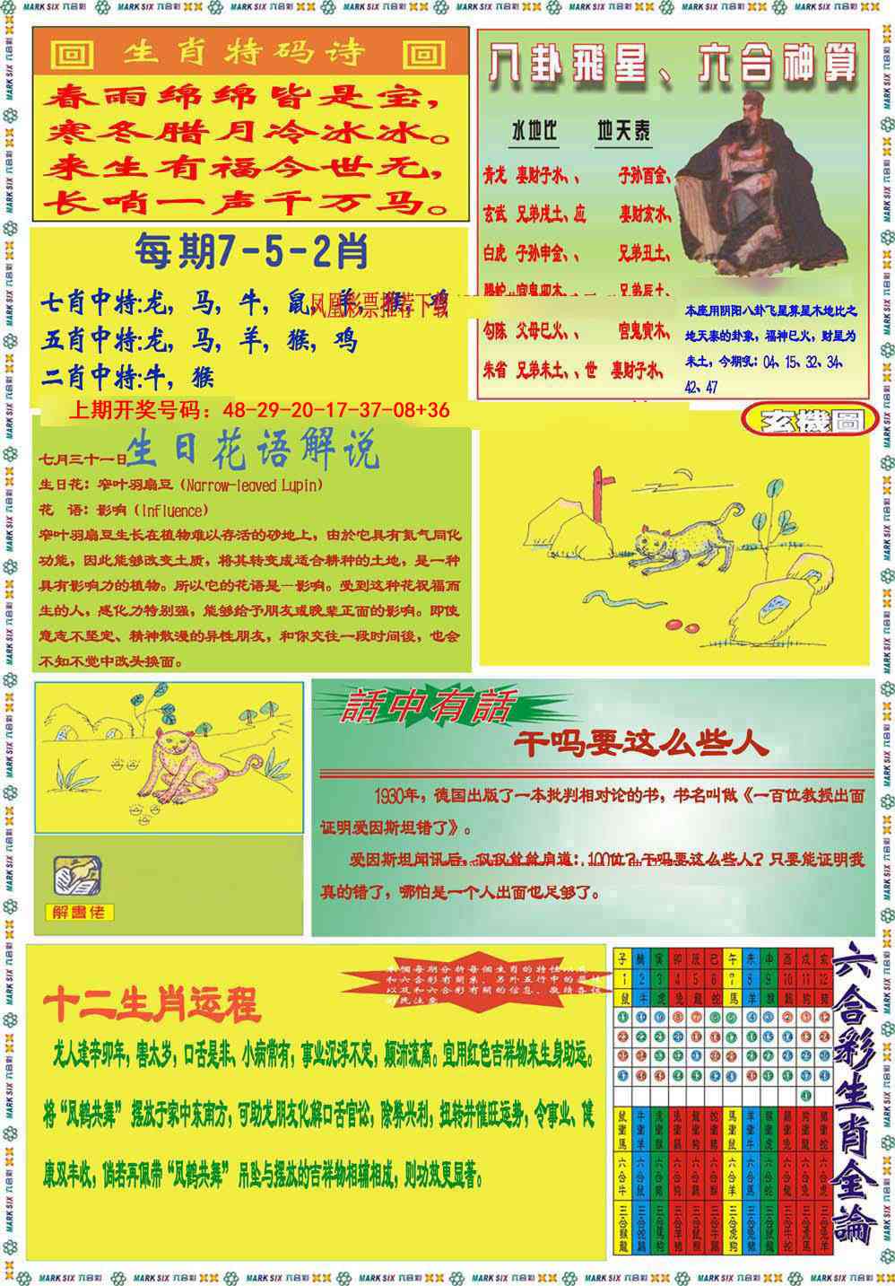 091期九龍马经B(推荐)[图]